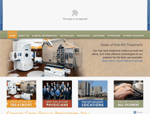 Tablet Screenshot of cancercaregroup.com